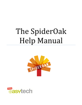 The Spideroak Help Manual