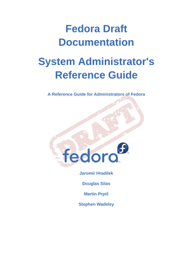 System Administrator's Reference Guide