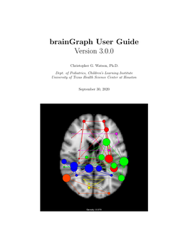 Braingraph User Guide Version 3.0.0