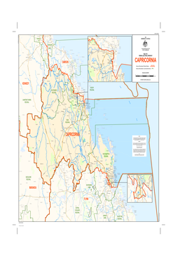 Map of the Division of Capricornia