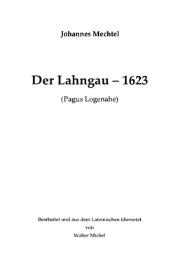 Der Lahngau -1623