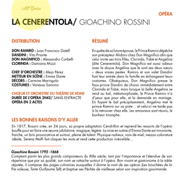 La Cenerentola/ Gioachino Rossini