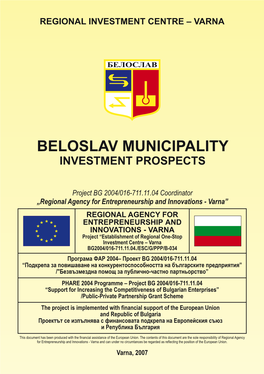 Beloslav Municipality Investment Prospects