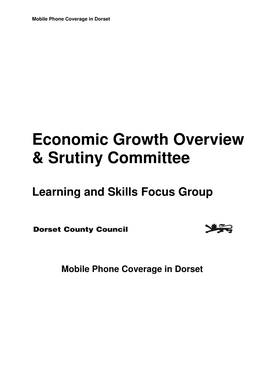 Economic Growth Overview & Srutiny Committee