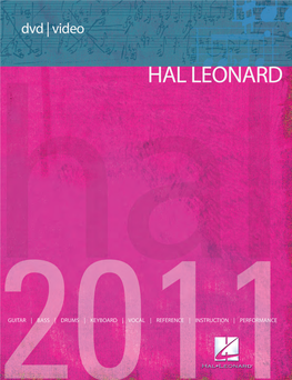 HAL LEONARD 2011 D Vd | Video GUITAR | BASS | DRUMS