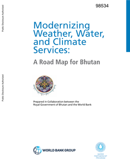 A Road Map for Bhutan Public Disclosure Authorized