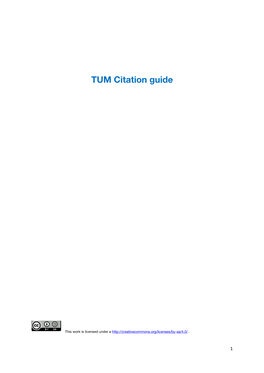 TUM Citation Guide