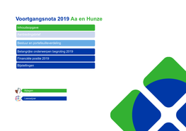 Voortgangsnota 2019 Aa En Hunze