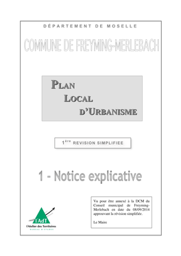 Plan Local D'urbanisme