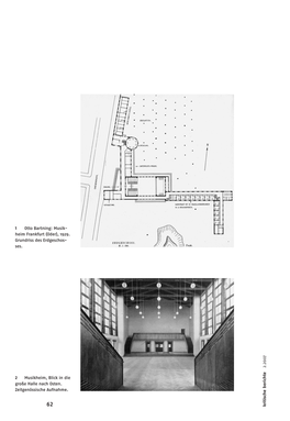 Kritische B Erich Te 2.200 7 1 Otto Bartning: Musik- Heim Frankfurt