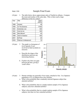 Sample Final Exam