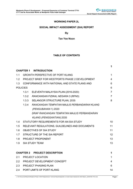 Working Paper 2L Social Impact