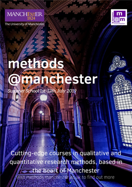 Methods at Manchester Guide