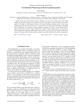 Gravitational Wilson Loop in Discrete Quantum Gravity