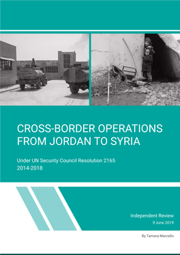 Cross-Border Operations from Jordan to Syria