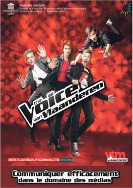 Etude Comparative Des Communiqués De Presse Pour the Voice Van Vlaanderen Et the Voice Belgique