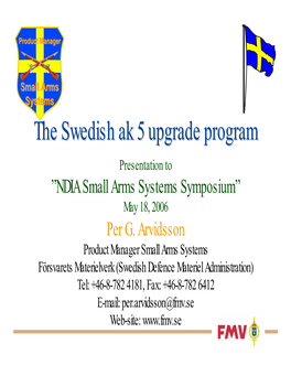 The Swedish Ak 5 Upgrade Program