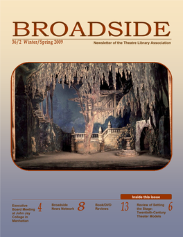 Broadside Book/DVD Review of Setting Board Meeting News Network Reviews the Stage: at John Jay Twentieth-Century College in Theater Models Manhattan