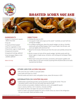 Roasted Acorn Squash