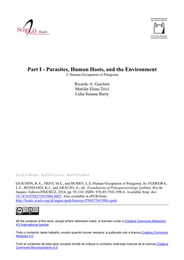 Part I - Parasites, Human Hosts, and the Environment 5