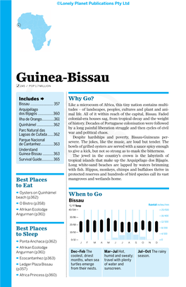 Guinea-Bissau% 245 / POP 1.7 MILLION