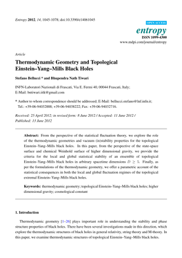 Thermodynamic Geometry and Topological Einstein–Yang–Mills Black Holes