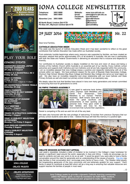 Newsletter No 22