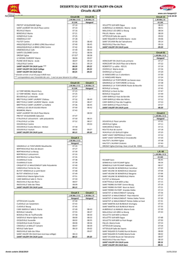DESSERTE DU LYCEE DE ST VALERY-EN-CAUX Circuits ALLER Circuit 06 Circuit 01 Circuittel 15: 02 35 95 99 99 L.M.Me.J.V.S