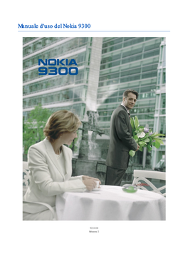 Manuale D'uso Del Nokia 9300