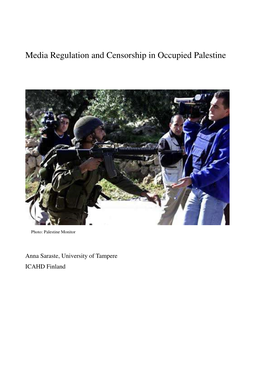 Media Regulation and Censorship in Occupied Palestine