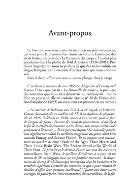 La Patrouille Du Temps », L’Un Des Plus Populaires Dus À La Plume De Poul Anderson (1926-2001)