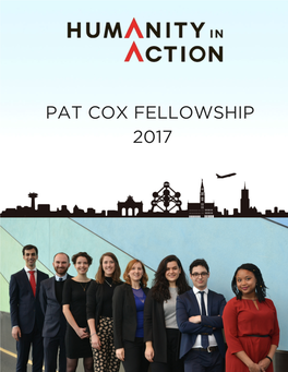 Pat Cox Fellowship 2017 Foreword