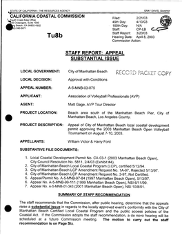 COASTAL COMMISSION Filed: 2/21/03 .:·