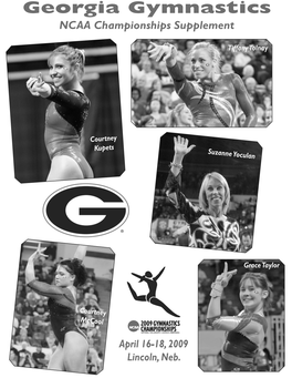 Georgia Gymnastics NCAA Championships Supplement