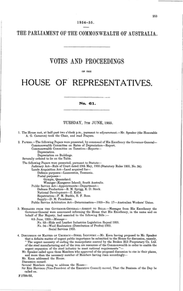 House of Representatives