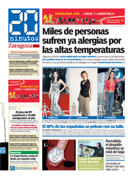 Miles De Personas Sufren Ya Alergias Por Las Altas Temperaturas