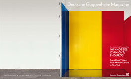 Deutsche Guggenheim Magazine