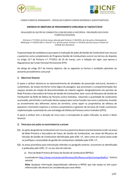 1/37 Anúncio De Abertura De Procedimento Concursal N