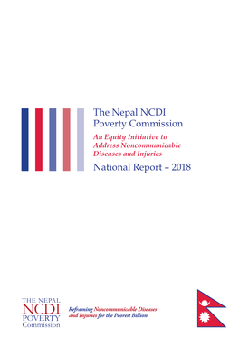 Nepal NCDI Poverty Commission 2018 Report