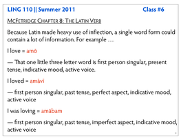 Past Participle Stem (Also Called in Your Text the “Past Perfect Participle” Or PPP)