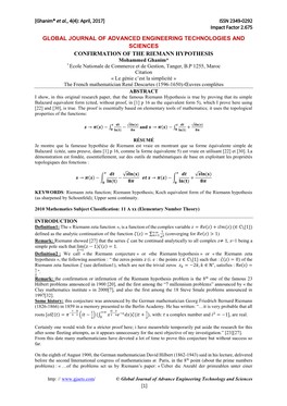 Global Journal of Advanced Engineering Technologies and Sciences