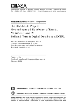 Soil and Terrain Digital Database (SOTER)