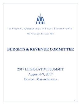 2017 Summit Budgetrevenue