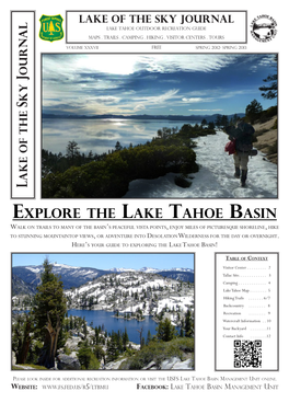 Explore the Lake Tahoe Basin