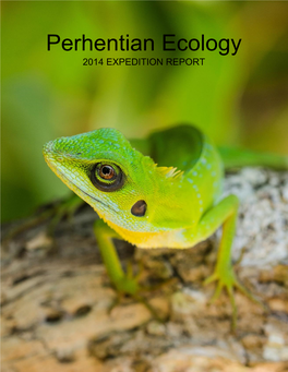 Perhentian Ecology 2014 EXPEDITION REPORT