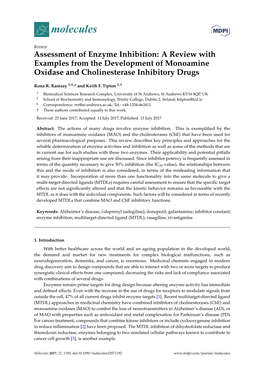 Assessment of Enzyme Inhibition: a Review with Examples from the Development of Monoamine Oxidase and Cholinesterase Inhibitory Drugs