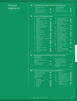 Financial Statements