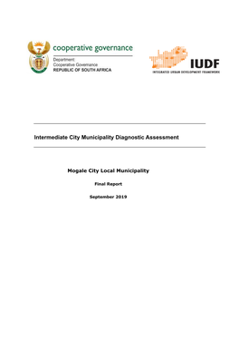 [Client Name] Intermediate City Municipality Diagnostic Assessment