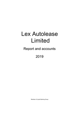 Lex Autolease Limited Annual Report