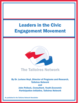 Leaders in the Civic Engagement Movement